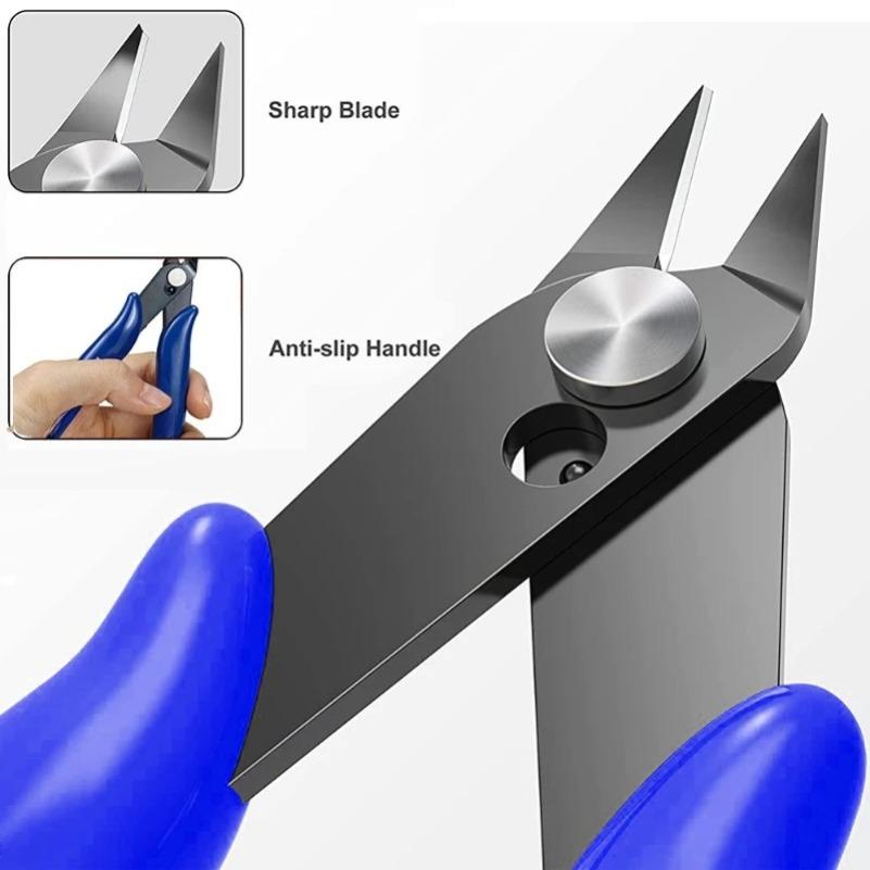 Multi-Functional 170 Pliers Side Cutting Snips for Electrical Wires  Parts  Steel Nipper Tool Cable Cutting Precise Trimming