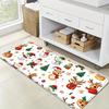 Fashion Printed Christmas Long Runner Rug Dachshund Dog Ugly Sweater Snowflake Tree Print Carpet Indoor Floor Rug for Christmas