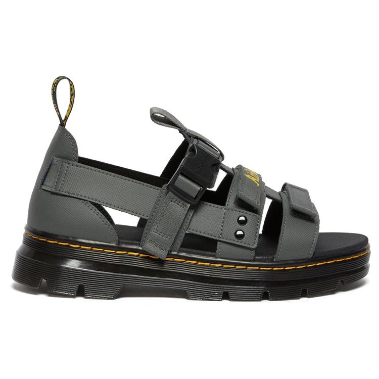 Dr. Martens Pearson Woven Sandals Unisex Sandals Gray 26474029