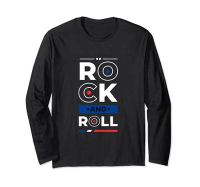 I Love Rock & Roll, Cool Rock & Roll T-shirt Rock N' Roll Long Sleeve T-shirt
