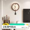 Cream Style Clocks Modern Household Wall Clock Living Room Study Silent Wall Hanging Clock Watch Home Decoration