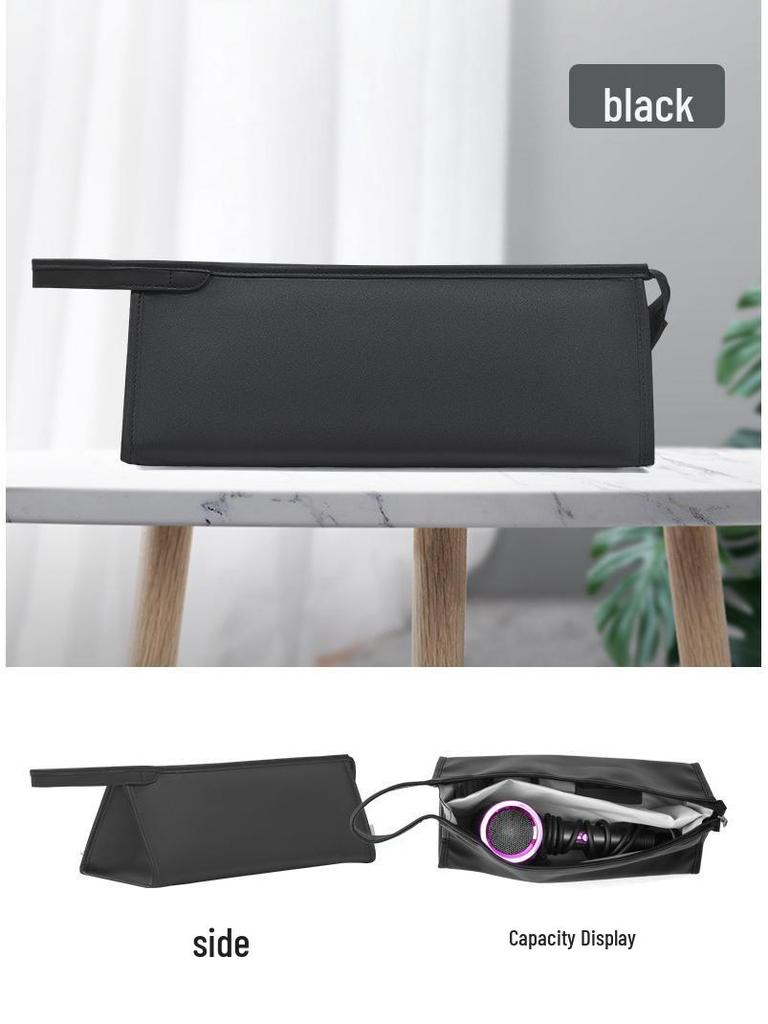 Dyson Hair Dryer Travel Bag: Portable Storage for Curling Iron, Straightener, and Hair Dryer Accessories.