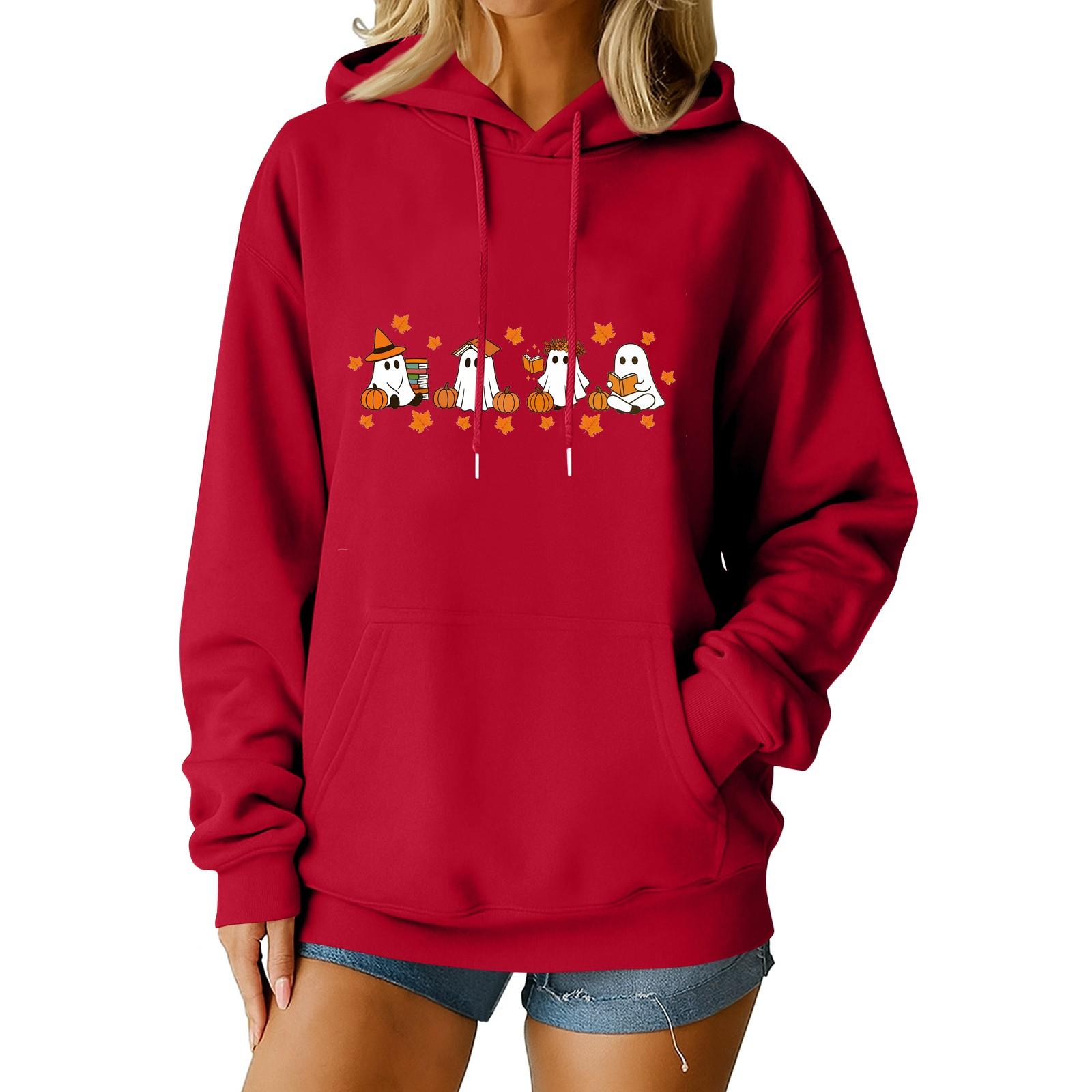 

Женские топы с длинным рукавом, футболки с круглым вырезом, осенняя мода, повседневные деловые туники-блузки S красный