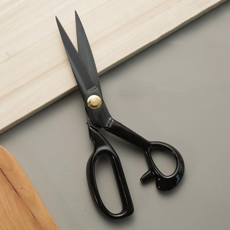 8-12 Inch Cutting Scissors Sewing Cutting Metal Large Scissors Leather Cloth DIY Sewing Supplies Household Thickening Scissors