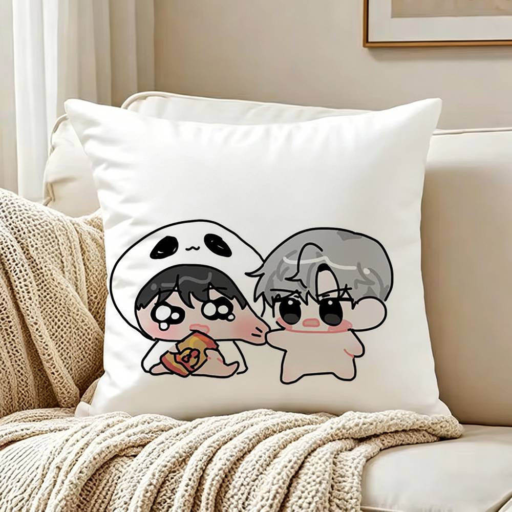 BL Manhwa PPassion Pillow Case Living Room Sofa Cushion Cover Suitable For Home Bedroom Room Decoration