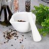 White Porcelain Spice Mortar and Pestle