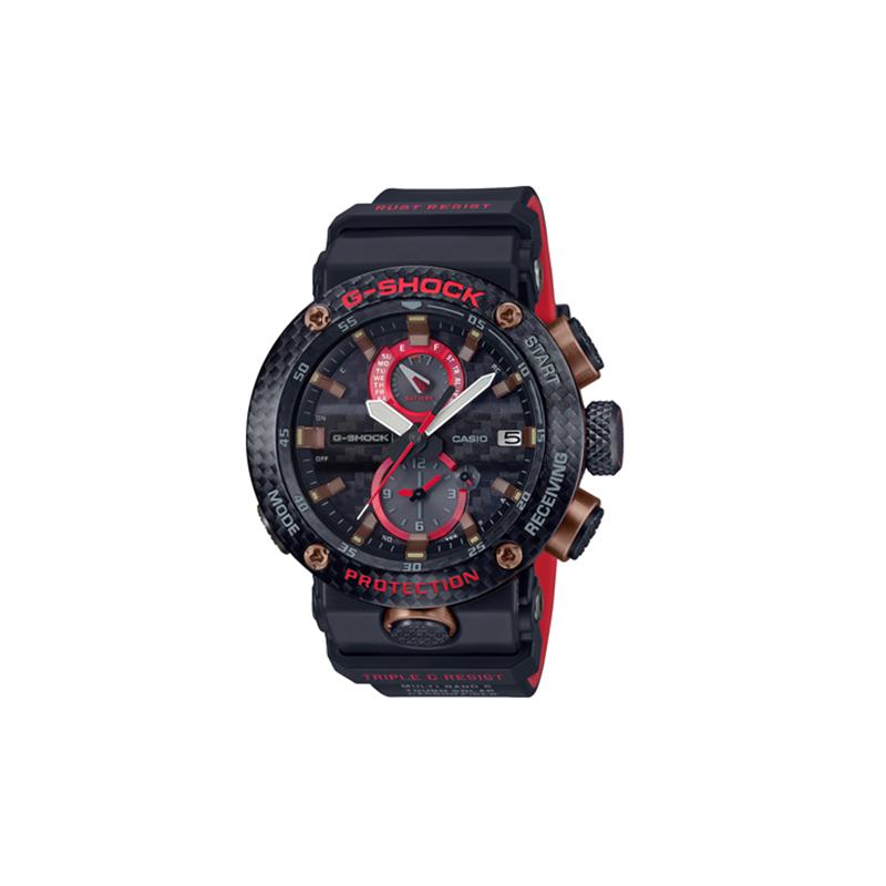 CASIO MASTER OF G-AIR Series Solar Quartz Resin Strap Men's Watch Black Dial GWRB1000X-1A50mm GWRB1000X-1A 50mm