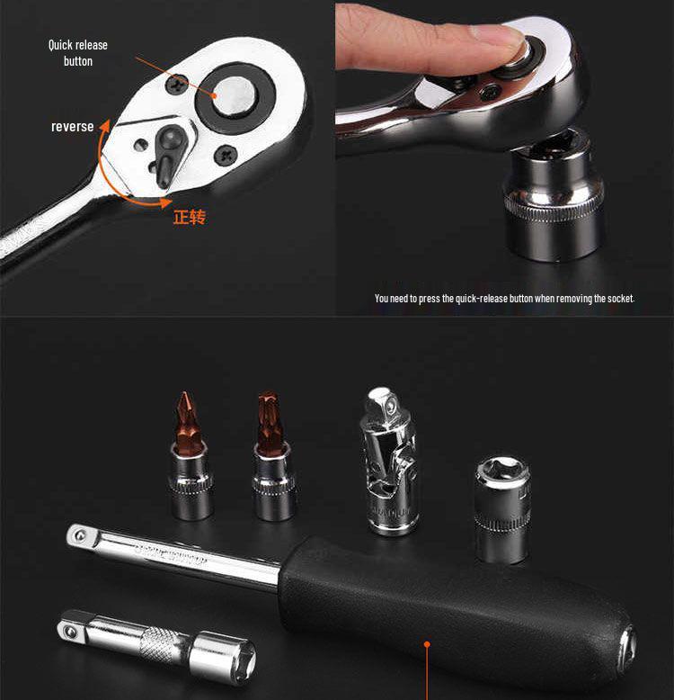 Multifunctional Household Tool Set - Repair & Car Toolbox