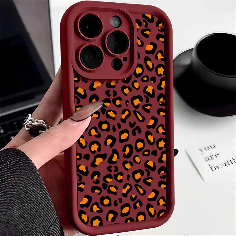 Retro Leopard Phone Case For Realme C51 C53 C55 C61 C63 C65 C67 C11 C17 C20 C25Y C12 C25S Funda Shockproof Silicone Soft Cover