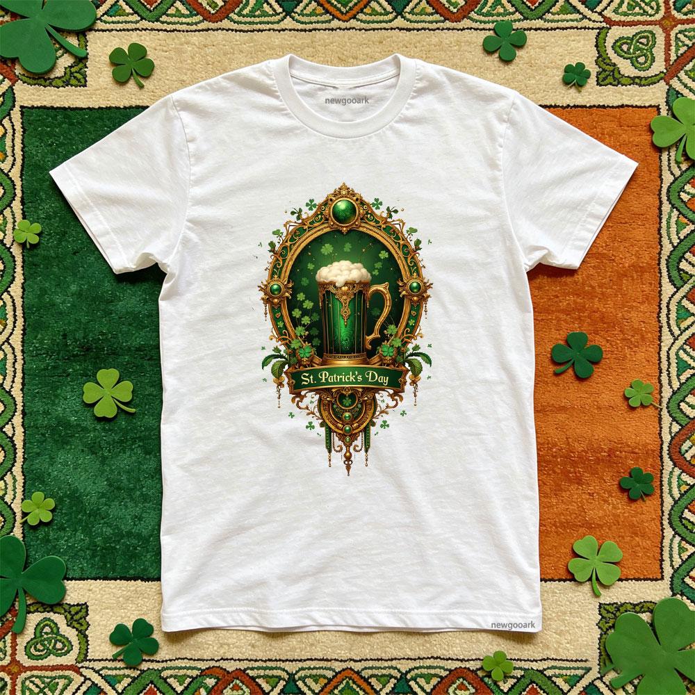 St Patricks Day Irish Festivals TShirt Women Unisex Casual Cotton Graphic T Shirts Oneck Shirt Unisex Adult Shortsleev