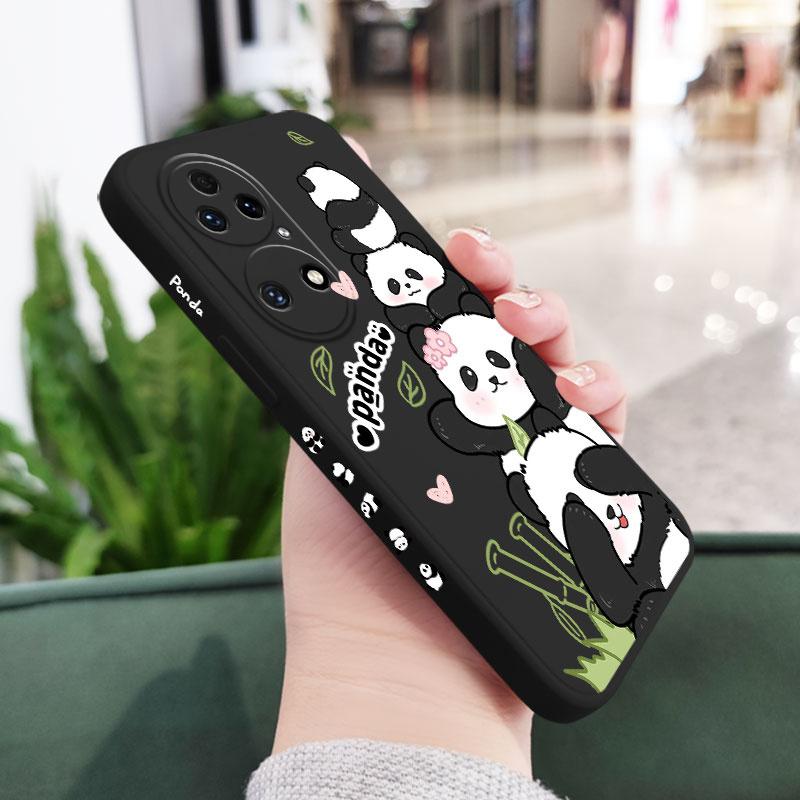 Panda Haus Handyhülle Für Huawei P50 P40 P30 P20 Nova 10 10SE 9 9SE Mate 50 50E 40 30 20 Pro Lite P Smart 2021 Y7A Hülle