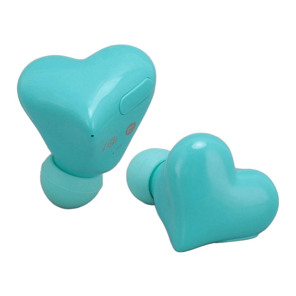 Heart Shaped Earbuds Cute Wireless Bluetooth5.3 Headphones Lightweight Noise Reduction Earbuds for