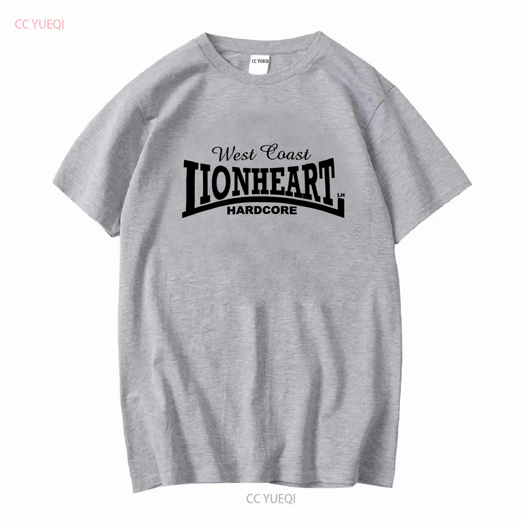 

Vintage LionhearT T Shirt Hardcore Size L West Coast vintage Washed Casual Unisex Stylish streetwear Breathable graphic M