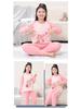 Teen Cotton Wool Pajama Set - Warm Autumn/Winter Underwear for Boys & Students