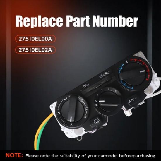 HVAC Temperature Climate Control Module Switch for 2007-2011 Nissan Versa