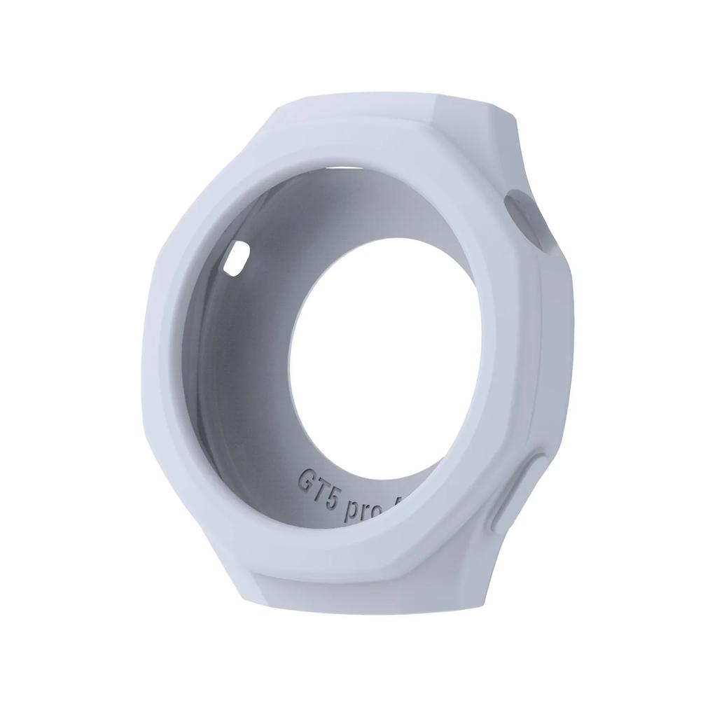 Silicone Protective Case Shell for Huawei Watch GT5 Pro 46MM Watchband Sport Bracelet Protective Cover for GT 5 Pro Watch Band