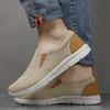 Men Casual Canvas Shoes Breathable Comfortable Outdoor Slip On Walking Sneakers Mens Loafers Driving Shoes Size39-46Flats Male