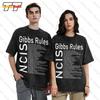 Ncis Gibbs Rules  Oversized Men'S Cotton T-Shirt YZMW