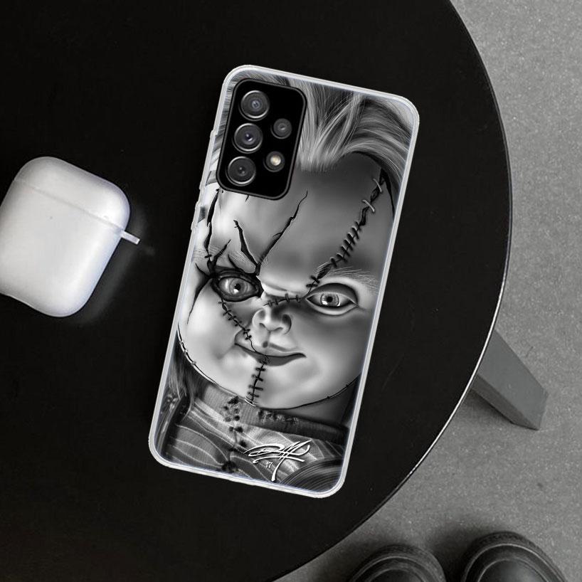 Chucky Doll Horror Movie Phone Case Cover for Samsung Galaxy A12 A22 A32 A52 A72 A02S A51 A50S A31 A20S A10S Note 20 Ultra 10 Pl