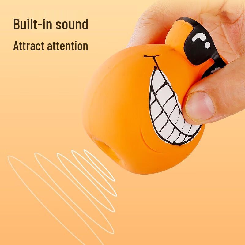 Petlimit Bite-Resistant Monster Mouth Dog Toy Ball