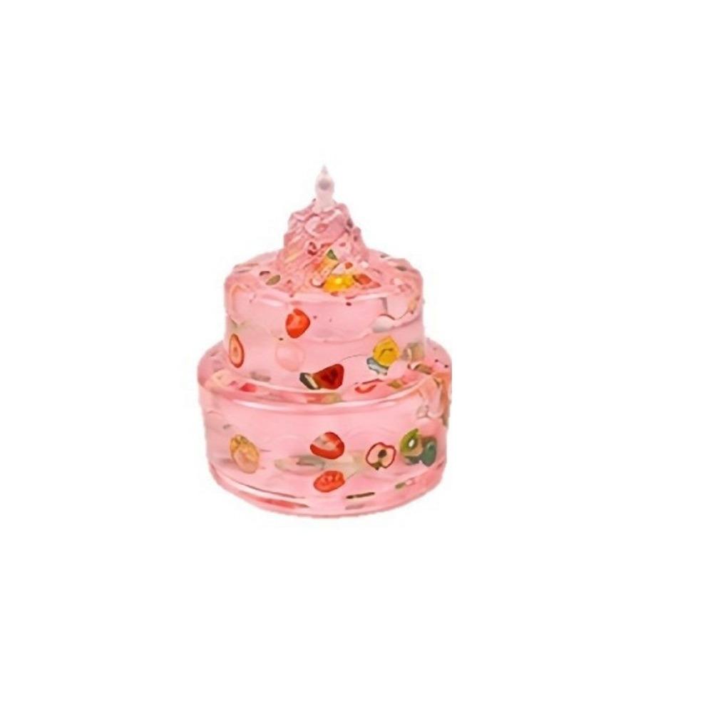 Creative Stress Relief Pinch TPR Christmas Squishy Toy Santa Claus Cake Squeeze Toy Christmas
