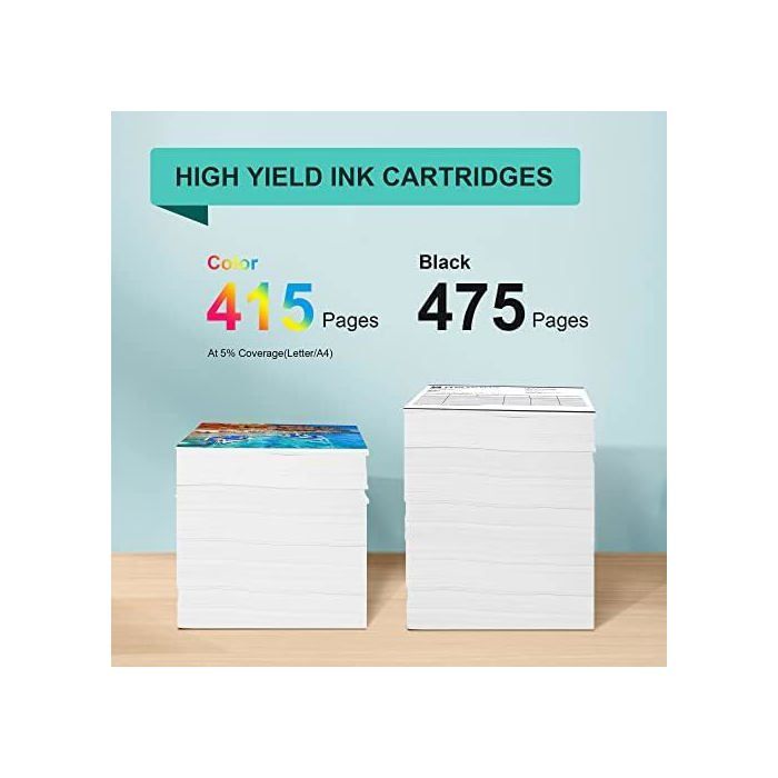 Cartouches 21XL &amp; 22XL compatibles pour HP (DeskJet, OfficeJet, PSC, Fax) - 1GOLD, jeu générique