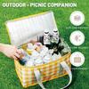 BBQ Meal Camping Food Storage Bag Food Hand Bags Thermal Insulated Cooler Box Spring Day Picnic Bag