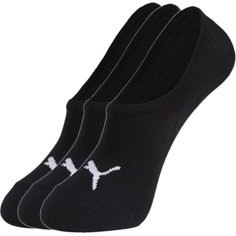 PUMA Unisex Footie 3p Apa Running Ankle Socks Unisex 3 Pack Black 907701-01 3942
