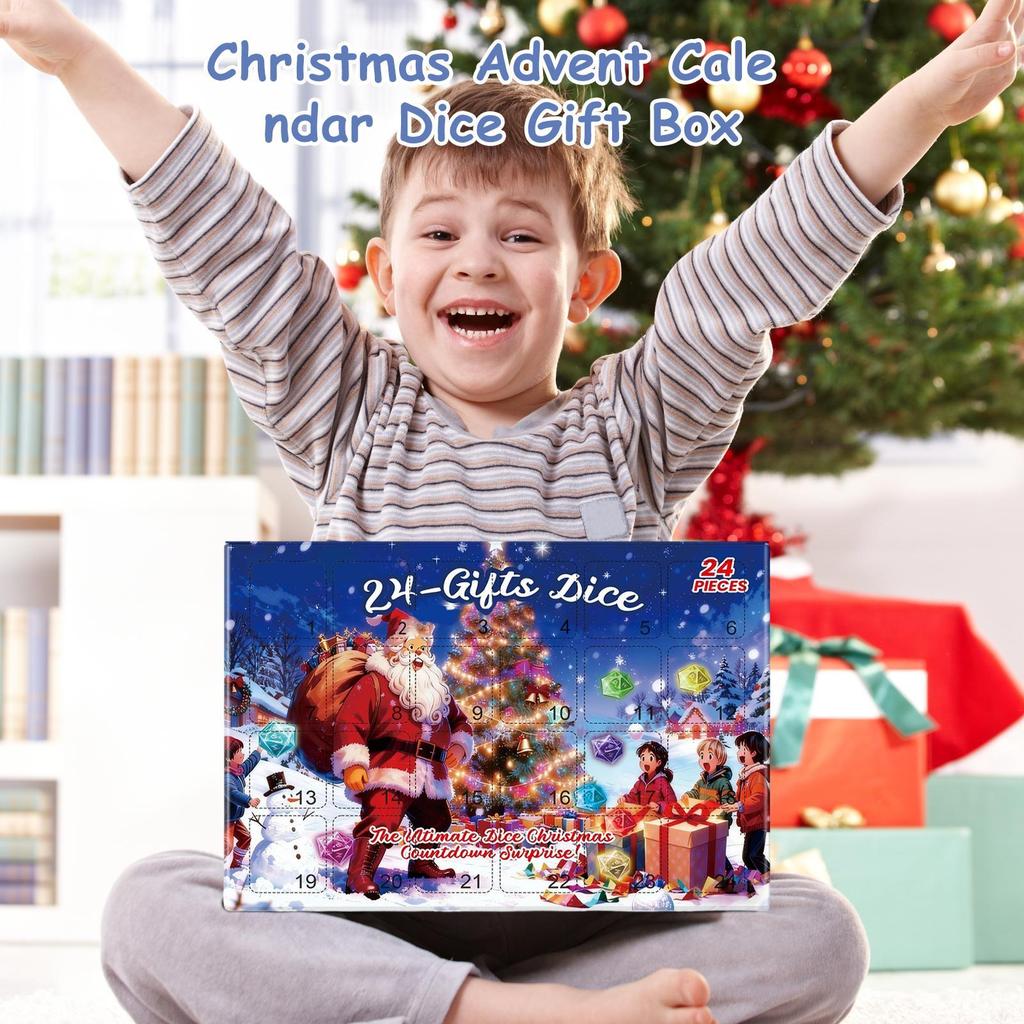 Dice Advent Calendar Advent Calendar Toy for The Countdown Holiday of Christmas Countdown Calendar Christmas Gift Xmas Gift