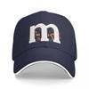 M Candy Chocolate Color M Dad Hats Pure Color Womens Hat Cycling Baseball Caps Peaked Cap