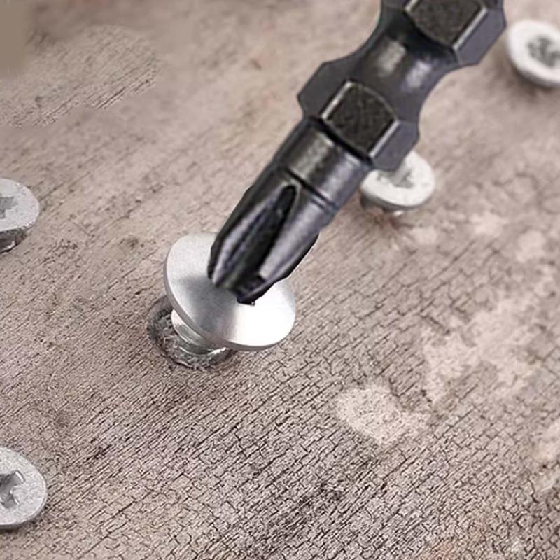 10/1PCS PH2 Magnetic Screwdriver Bits Phillips Hexagonal Shank with Magnet Rings for Electric Screwdriver Plasterboard Drywall
