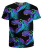 Coloured Dinosaur Pattern T-Shirt Men Fashion Personalised 3D Printed T-Shirt for Kids Summer Popular Outdoor Loose Clothing Top