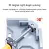 Easy To Use 90°Right Angle Clip for Woodworking Handcrafting Right Angle Clamp Reliable Steel Screw Comfortable Grip