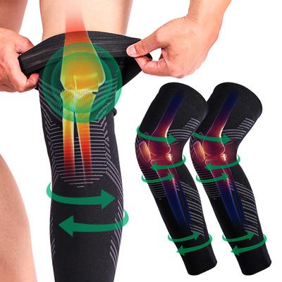 1/2 Pezzi Maniche a Compressione in Rame per Gambe per Sollievo dal Dolore al Ginocchio Gonfiore Artrite Runner Sportivi Uomini Donne