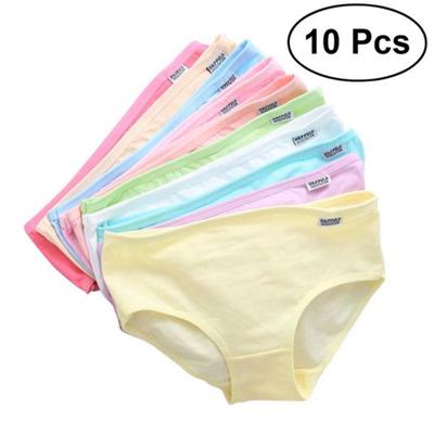 10 Stück Damen-Höschen aus Baumwollmischung, Slips, Dessous, Shorts, Unterwäsche, Tangas