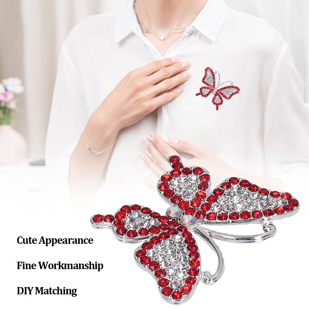 5pcs Lightweight DIY Brooch Cute Appearance Butterfly Brooch Art Deco Brooch  Birthday Party