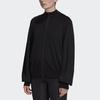 Y-3 SS22 Solid Color Zip-Up Crew Neck Sweater Women sweater Black FM1158