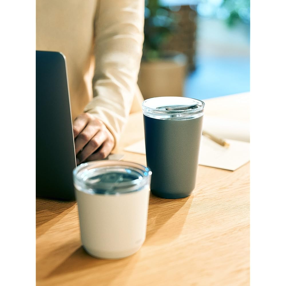 KINTO To-Go Tumbler, 360ml, with Plug, Black, 20446