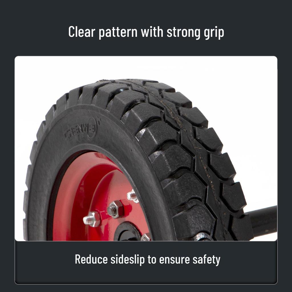 16-inch Solid Rubber Tires for Electric Tricycle and Construction Handcart