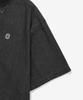 COVERNAT C Logo Denim Half Shirt Black