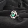 Green Emerald Gemstone Ring, Handmade Jewelry, 925 Solid Sterling Silver Ring, Attractive Jewelry Ring For Wedding Gift