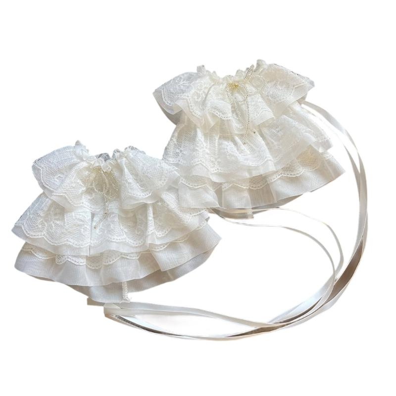 Breathable Nylon Lace Detachable Sleeve Protectors For Women Comfortable Wear Daily Or Special Event