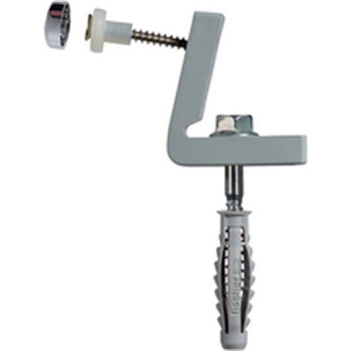 Fixations WC - Fischer - 5 N - Nylon - Inox A2 - Zingué bichro