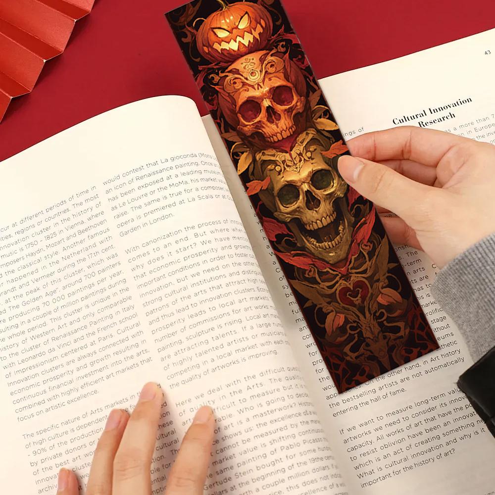 32pcs, Halloween bookmarks, back-to-school season, Christmas, Halloween, Teacher's Day, suitable for readers and birthday gifts
