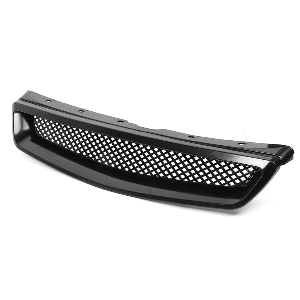 Griglia cofano anteriore Griglia per EK Stile JDM Type R Adatta per Honda Civic 1999 ‑ 2000