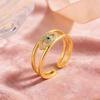 Ring Female Niche Personality Opening Adjustable Non-fading Jewelry Couple Jewelry