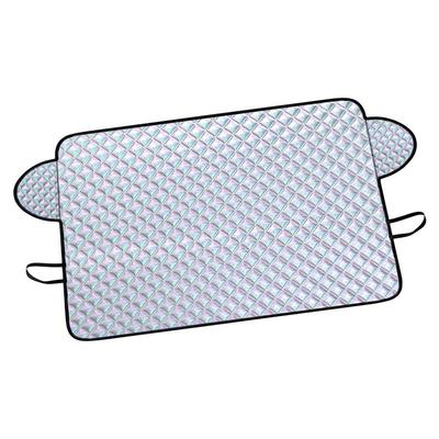 Capa de Para-brisa de Inverno para Carro Capa de Para-brisa com 4 Camadas Remoção de Geada e Gelo Capa de Para-brisa Protetora do Sol Capa de Para-brisa para Gelo e Neve Geada e