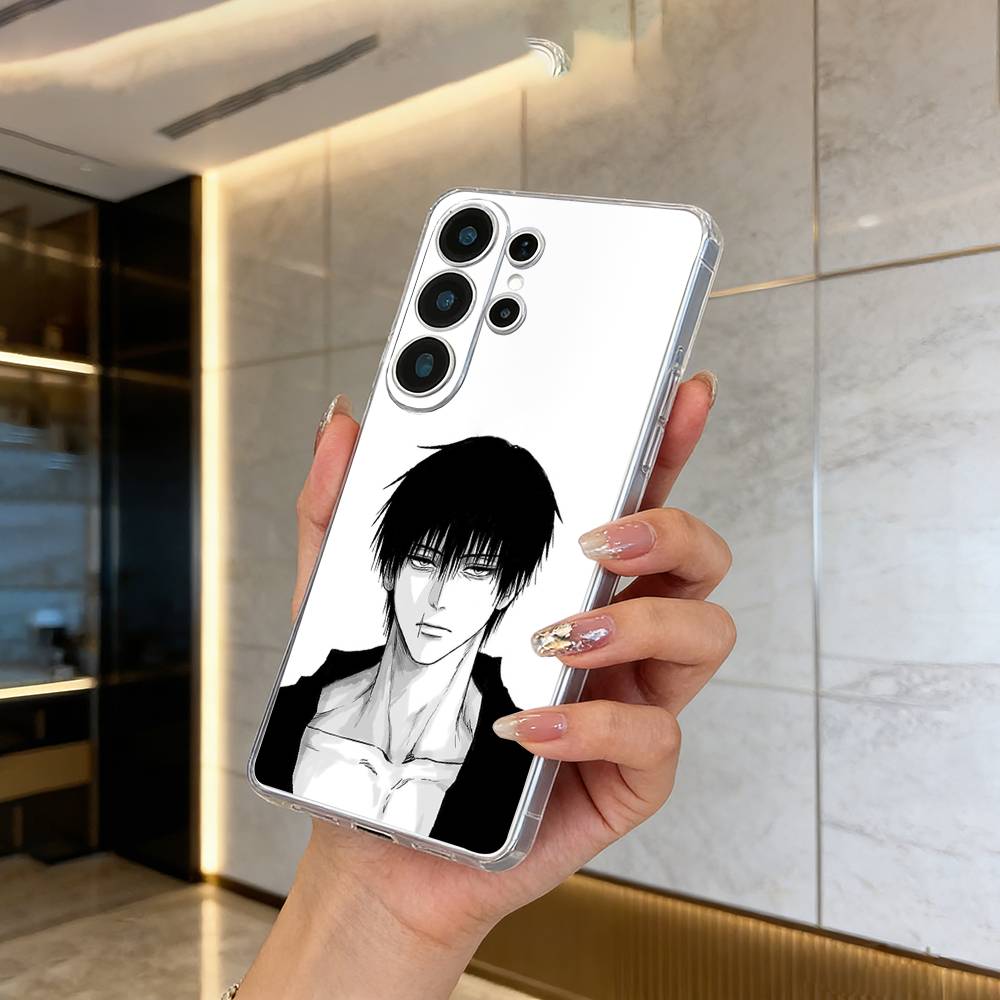 Popular-Anime--Jujutsu -Kaisen Phone Case For Samsung S25,S24,S21,S22,S23,S30,Ultra,S20,Plus,Fe,Lite Transparent Cover