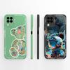 For Samsung M22 M32 A22 4G Case Cute Panda Soft Liquid Silicone Phone Back Cover For Galaxy M 22 32 A 22 Funda Camera Protectors