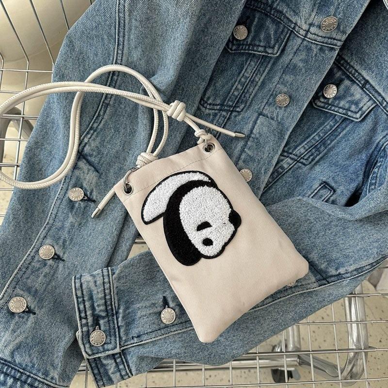 Adorable Panda Mini Crossbody Bag Cute Stylish Shoulder Bag For Students In Various Colors